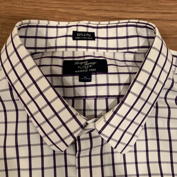 J. Crew Winkle Free Button Dress Shirt Size XL - Picture 4 of 6